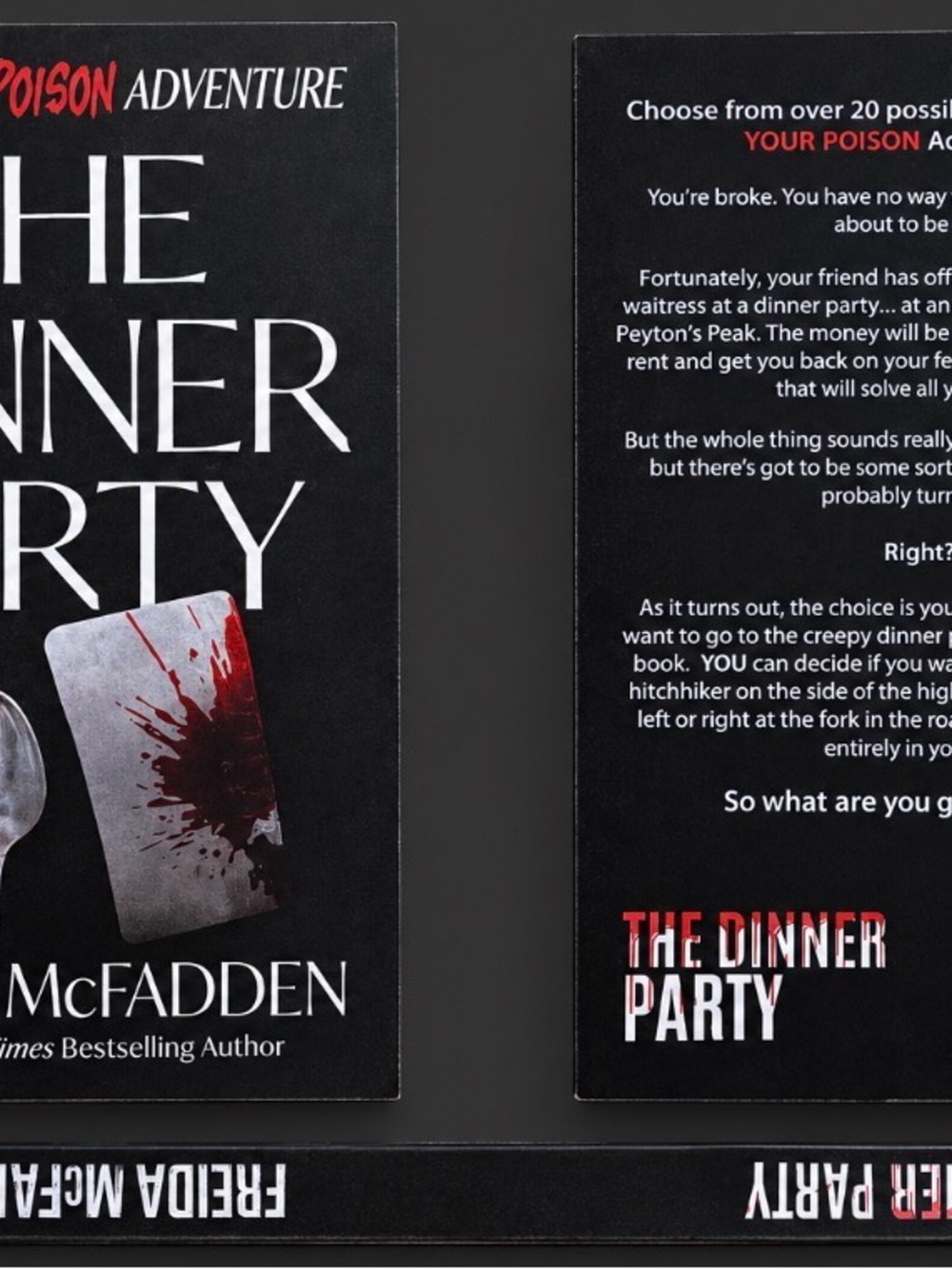 DISCONTINUED The Dinner Party: A Pick Your Poison Adventure Book Freida McFadden